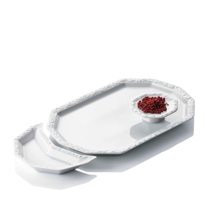 Porcelanowy talerz do ryb 32 cm Maria Biała Rosenthal