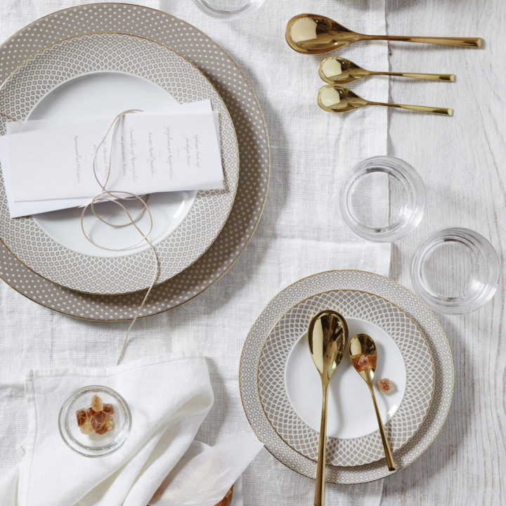 Porcelanowy talerz głęboki 22 cm Francis Carreau Beige Rosenthal