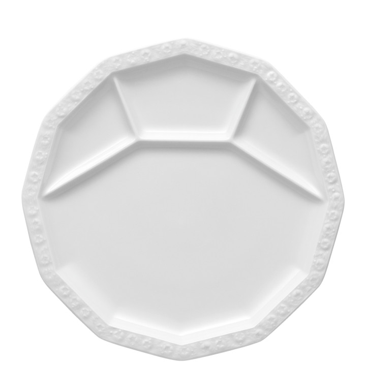 Porcelanowy talerz dzielony 28 cm Maria Biała Rosenthal