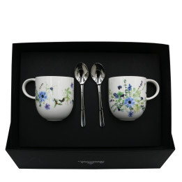 Porcelanowy zestaw kubki Brillance Wiosenny Ogród motyw 3 Rosenthal