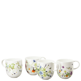 Porcelanowy zestaw 4 kubków Brillance Wiosenny Ogród Rosenthal