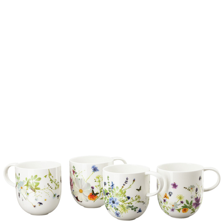 Porcelanowy zestaw 4 kubków Brillance Wiosenny Ogród Rosenthal