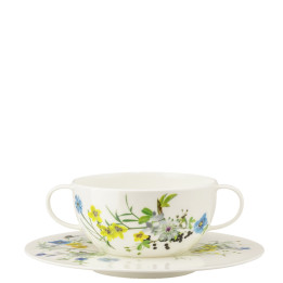Porcelanowa bulionówka Alpejski Ogród Rosenthal