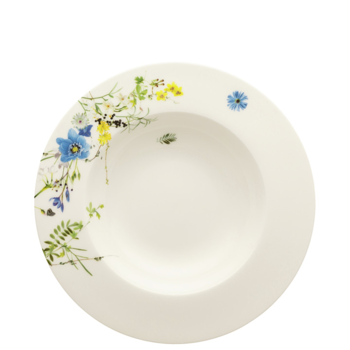 Porcelanowy talerz głęboki 23 cm Alpejski Ogród Rosenthal