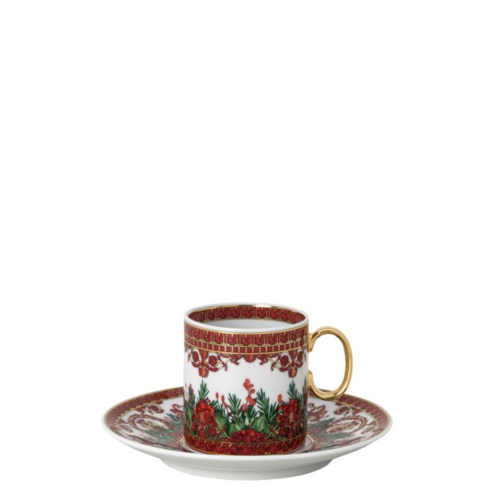 Filizanka do espresso Versace Christmas I Love Baroque
