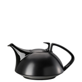 Porcelanowy dzbanek do herbaty mały TAC Black Gropius Rosenthal