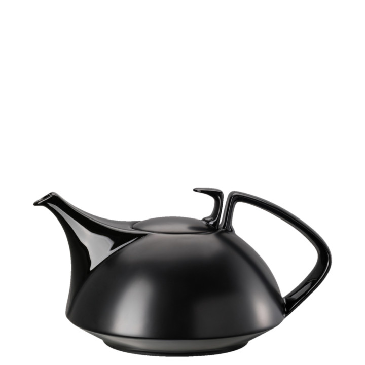 Porcelanowy dzbanek do herbaty mały TAC Black Gropius Rosenthal