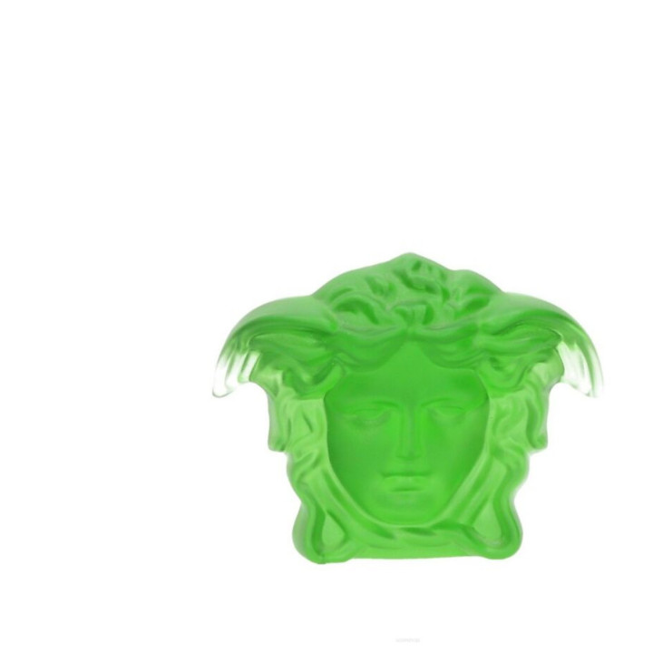 Przycisk do papieru zielony Versace Crystal