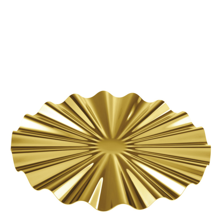 Podtalerz Kyma Mirror Gold 33 cm Sambonet