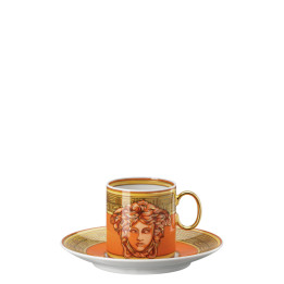 Filiżanka do espresso Versace Medusa Amplified Orange Coin