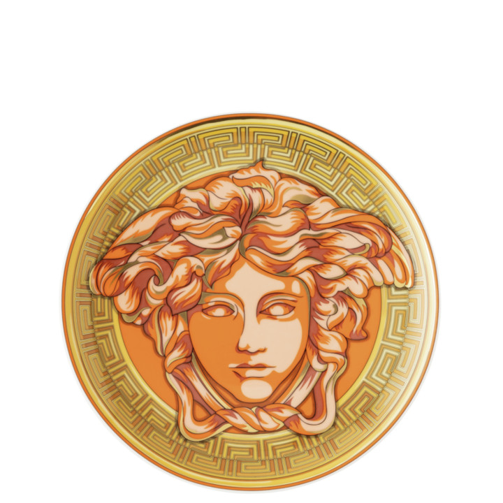 Talerz 17cm Versace Medusa Amplified Orange Coin