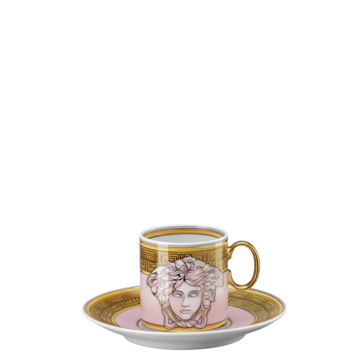 Filiżanka do espresso Versace Medusa Amplified Pink Coin