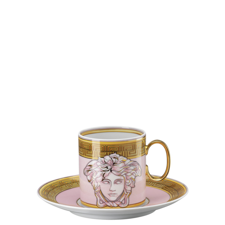 Filiżanka do kawy Versace Medusa Amplified Pink Coin
