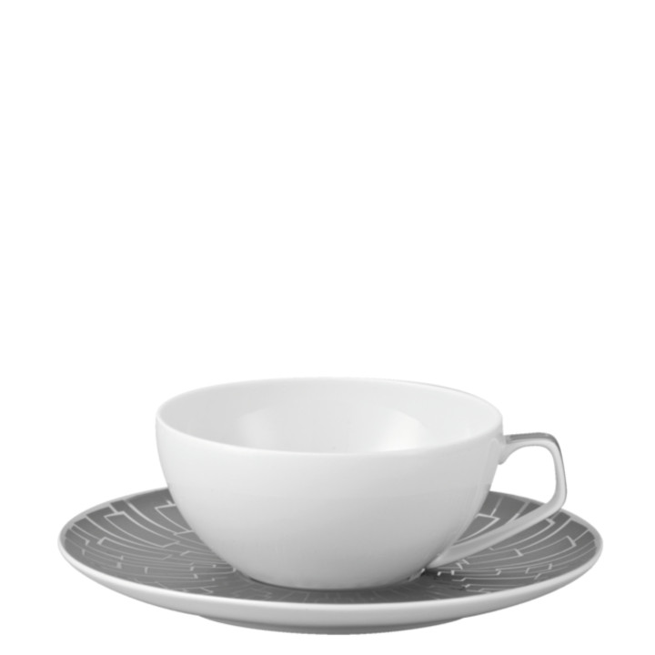 Porcelanowa filiżanka do herbaty TAC Skin Platin Rosenthal