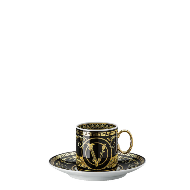 Zestaw filiżanek do espresso Virtus Gala Black