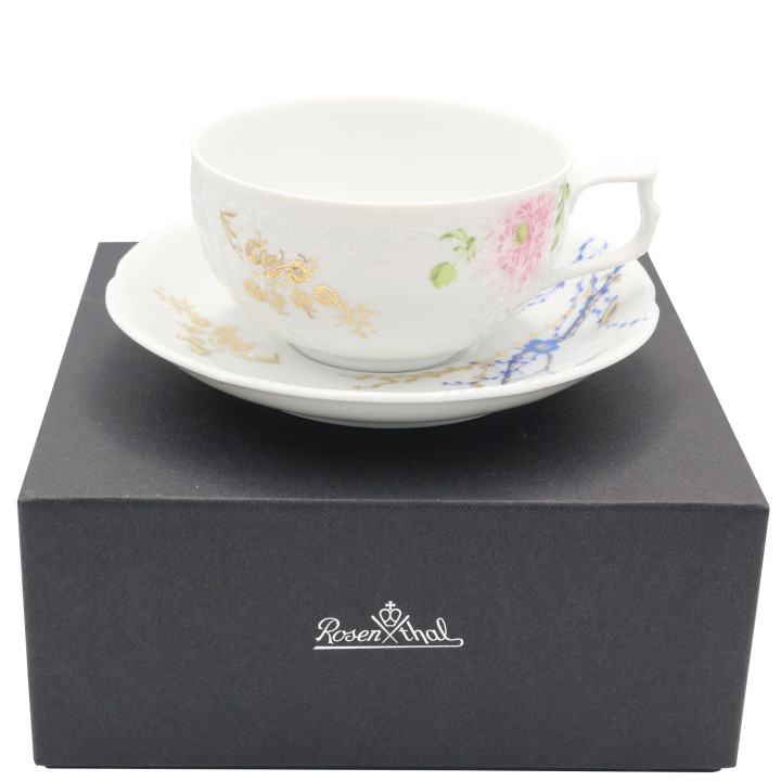 Porcelanowa filiżanka do herbaty Sanssouci Blue w opakowaniu upominkowym Rosenthal