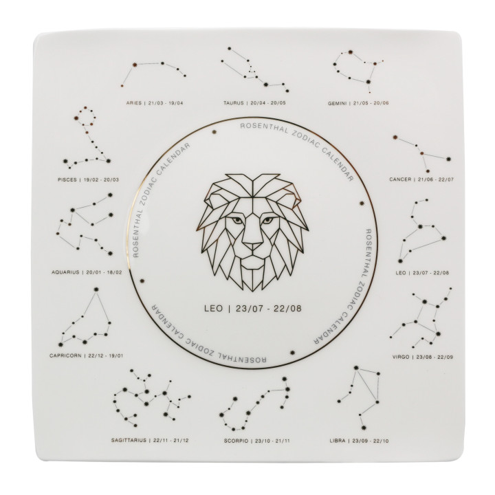 Porcelanowy talerz Znak Zodiaku Lew Rosenthal