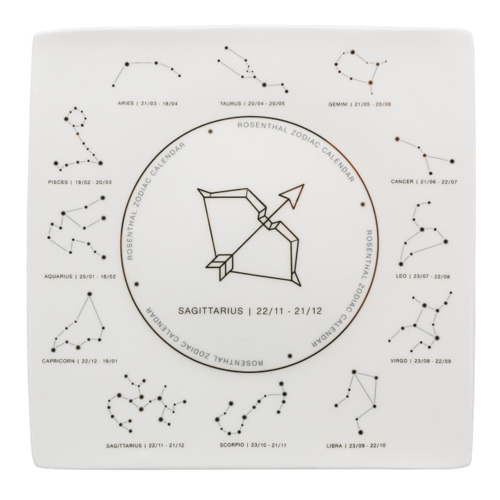 Porcelanowy talerz Znak Zodiaku Strzelec Rosenthal