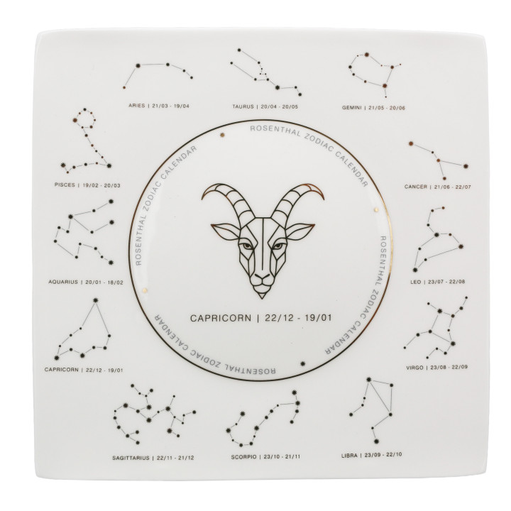 Porcelanowy talerz Znak Zodiaku Koziorożec Rosenthal