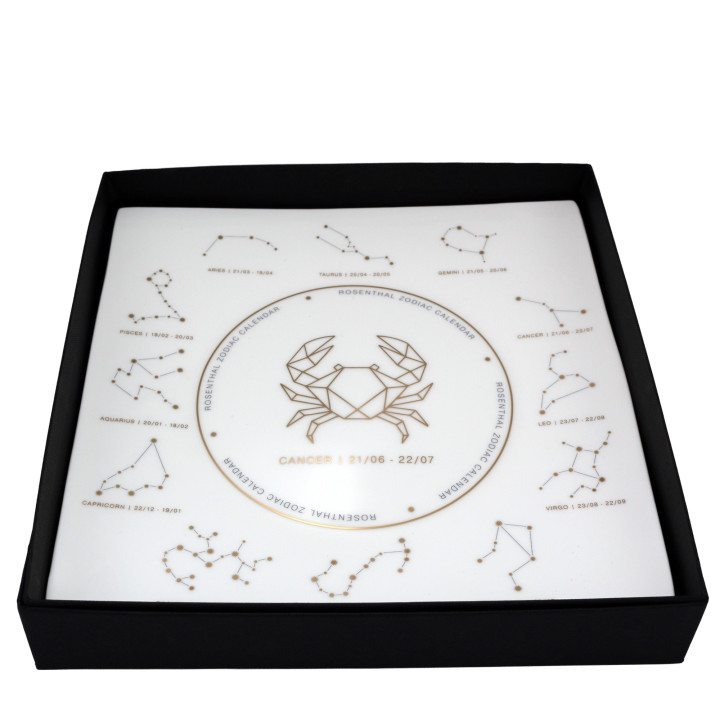 Porcelanowy talerz Znak Zodiaku Rak Rosenthal