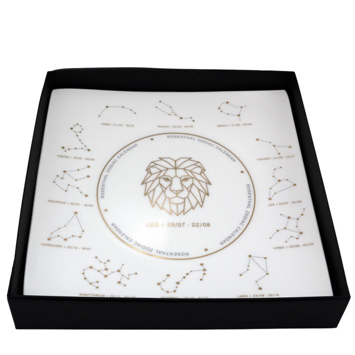 Porcelanowy talerz Znak Zodiaku Lew Rosenthal