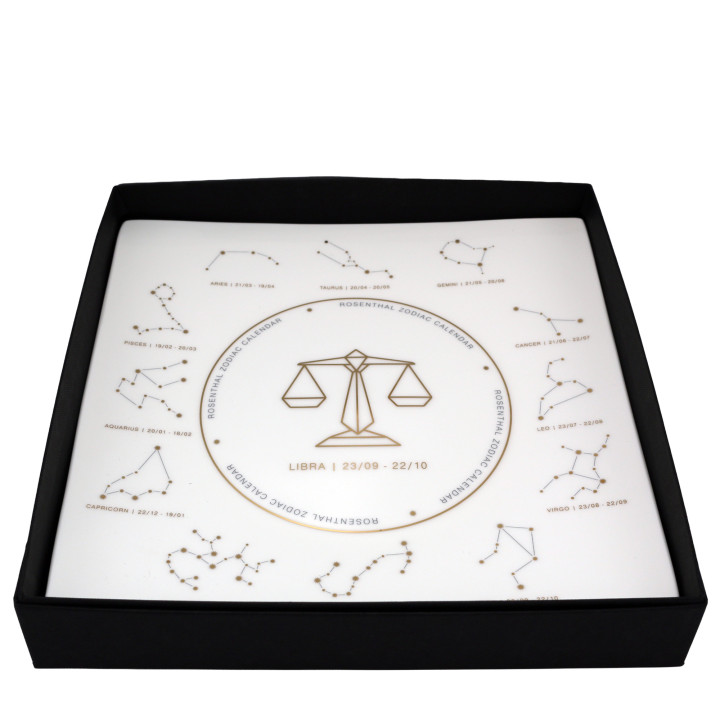 Porcelanowy talerz Znak Zodiaku Waga Rosenthal