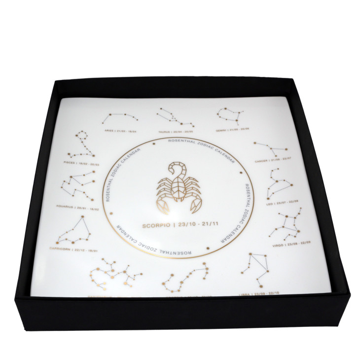 Porcelanowy talerz Znak Zodiaku Skorpion Rosenthal