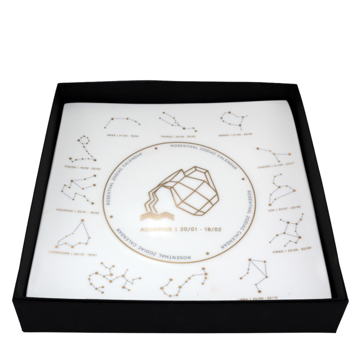 Porcelanowy talerz Znak Zodiaku Wodnik Rosenthal