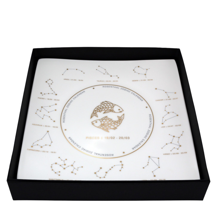 Porcelanowy talerz Znak Zodiaku Ryby Rosenthal