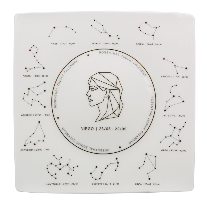 Porcelanowy talerz Znak Zodiaku Panna Rosenthal