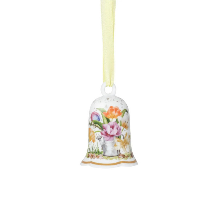 Porcelanowy dzwonek 7 cm kwiaty "Zwiastuny wiosny" Wielkanoc Hutschenreuther