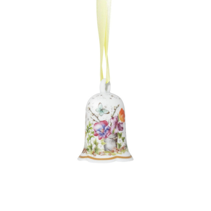 Porcelanowy dzwonek 7 cm kwiaty "Zwiastuny wiosny" Wielkanoc Hutschenreuther
