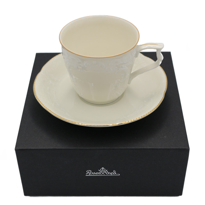 Porcelanowa filiżanka do kawy Sanssouci Gold w opakowaniu upominkowym Rosenthal