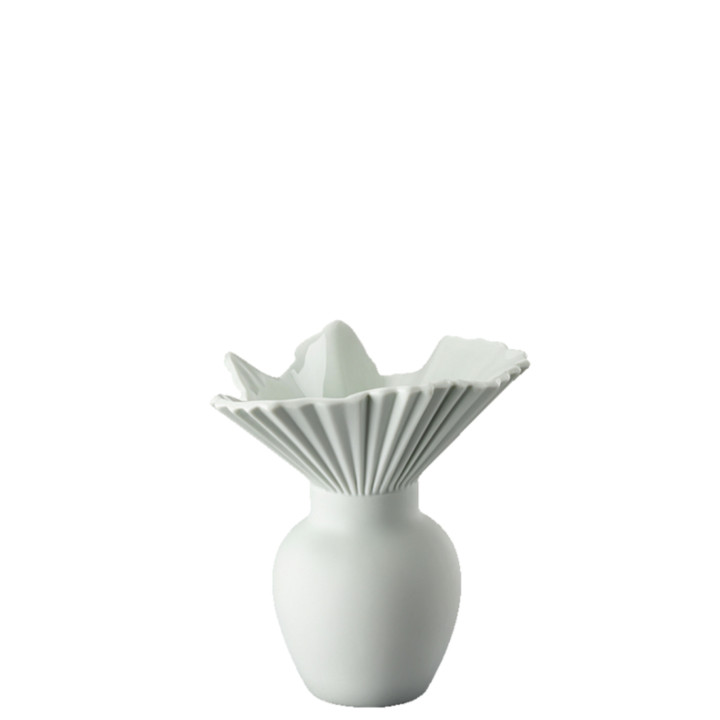 Porcelanowy wazon Falda Sea Salt mini 10 cm Rosenthal