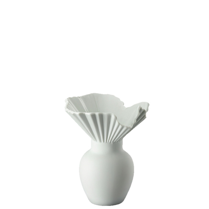 Porcelanowy wazon Falda Sea Salt mini 10 cm Rosenthal