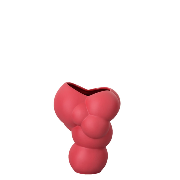 Porcelanowy wazon Skum Ruby midi 14 cm Rosenthal
