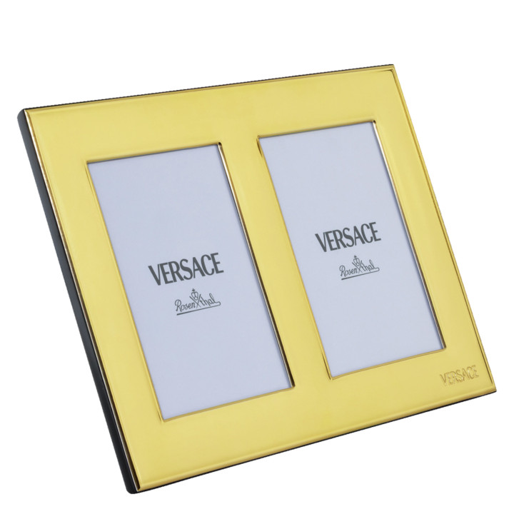 Ramka na zdjęcie podwójna Versace Frames Gold