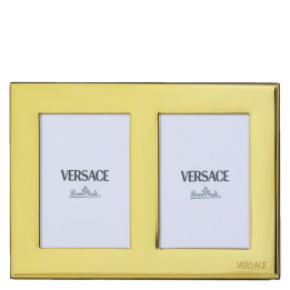 Ramka na zdjęcie podwójna Versace Frames Gold