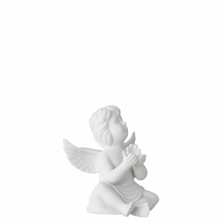Porcelanowy anioł mały z koniczynką Rosenthal