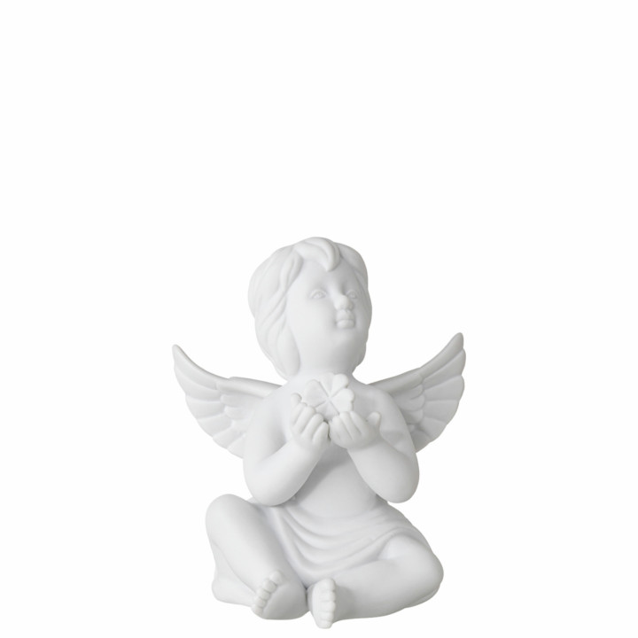 Porcelanowy anioł średni z koniczynką Rosenthal