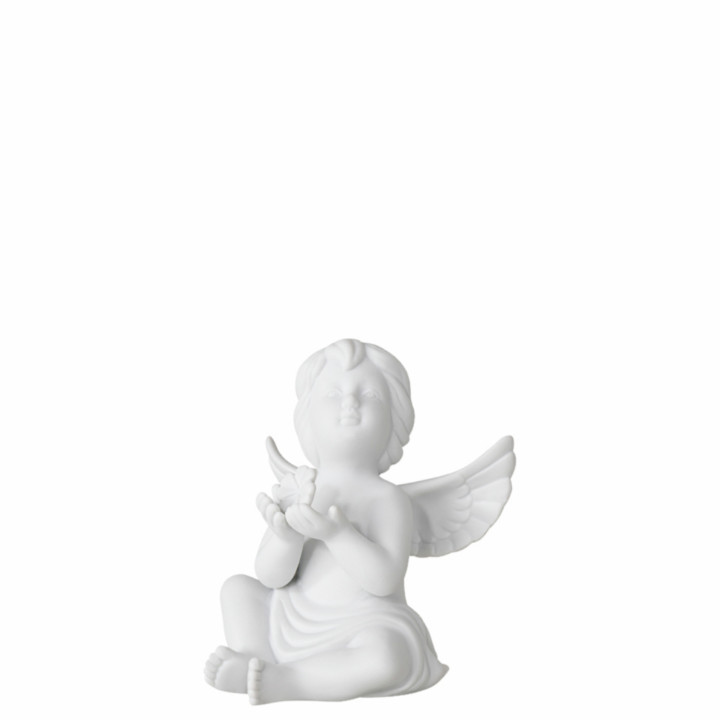 Porcelanowy anioł średni z koniczynką Rosenthal