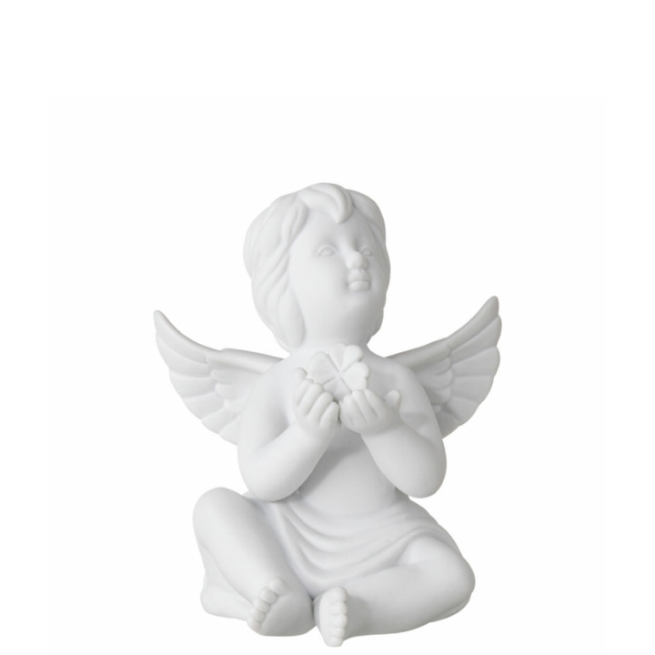 Porcelanowy anioł duży z koniczynką Rosenthal