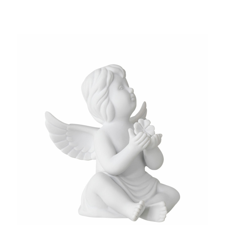 Porcelanowy anioł duży z koniczynką Rosenthal