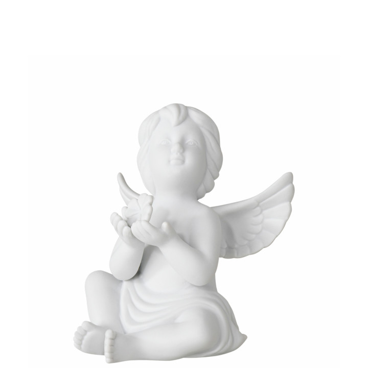 Porcelanowy anioł duży z koniczynką Rosenthal