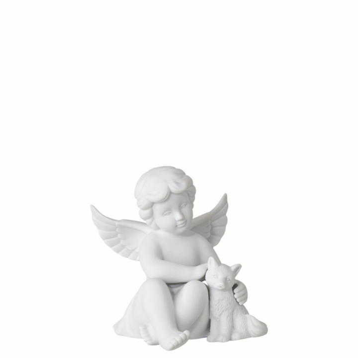 Porcelanowy anioł mały z lisem Rosenthal