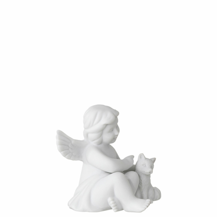 Porcelanowy anioł mały z lisem Rosenthal
