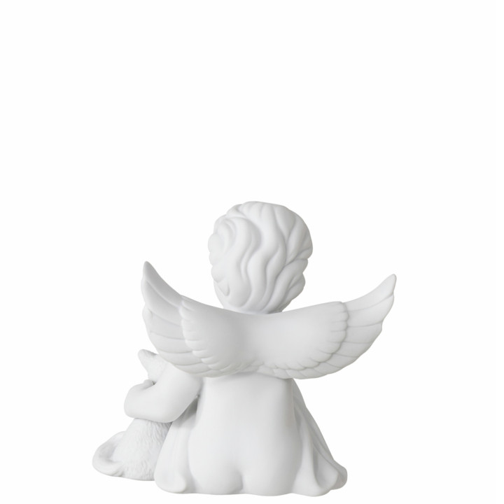 Porcelanowy anioł średni z lisem Rosenthal