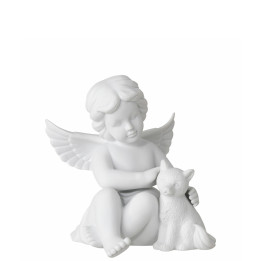 Porcelanowy anioł duży z lisem Rosenthal