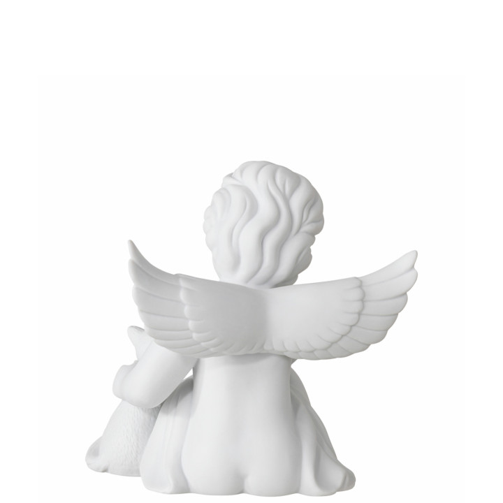 Porcelanowy anioł duży z lisem Rosenthal