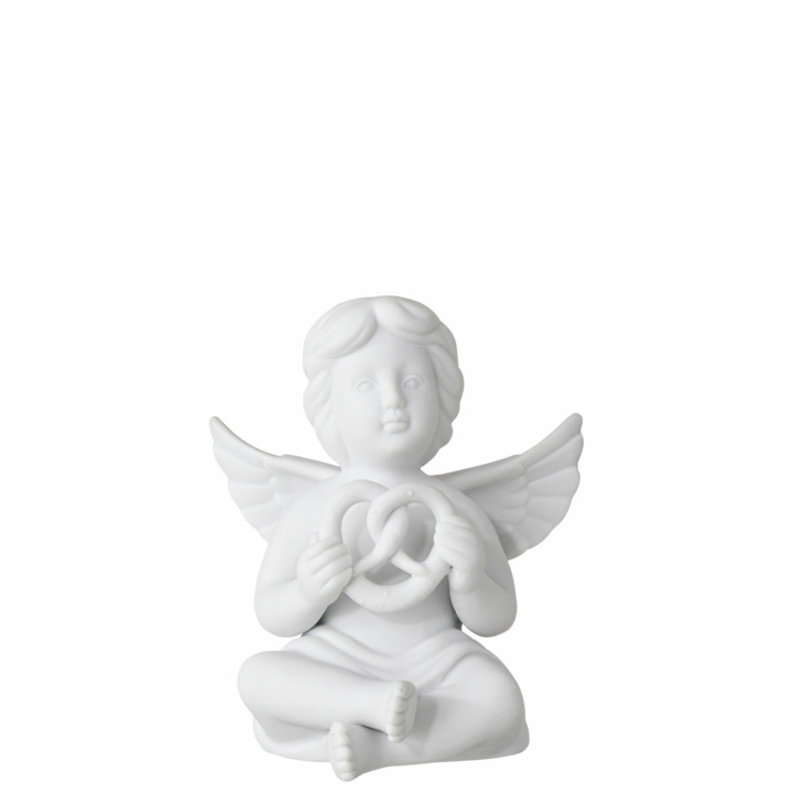 Porcelanowy anioł średni z preclem Rosenthal